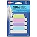 Produktbild AVERY Zweckform Art. 74768 Haftstreifen transparent/pastell (24 Haftnotizen, 63,5x25,4mm, beschreibbare Index Tabs Folie, Post it, ablösbare Klebezettel, Page Marker, Sticky Notes, Klebemarkierungen)