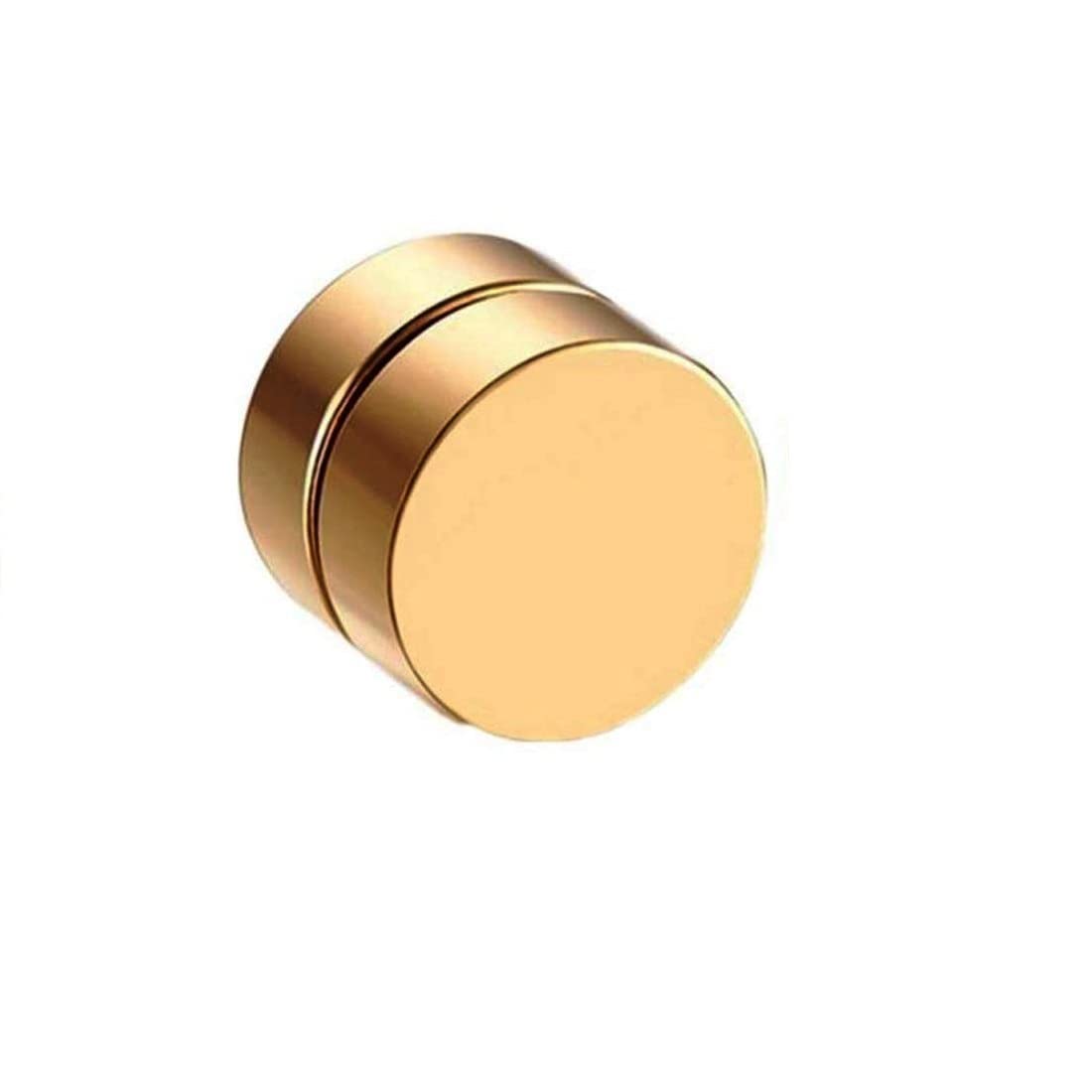 DULCI Gold Plated 6 mm Barbell Magnetic Fake Plugs No Piercing Single Ear Stud Earring Jewelry For Mens/Boys (1 PC) (B0BSH9GRLN) Amazon Price History, Amazon Price Tracker