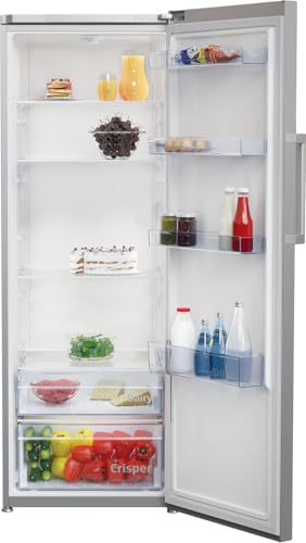 Beko Réfrigérateur monoporte tout utile RSSE415K40SN - Classe E - 367 L - 171,4 x 59,5 x 70 cm - Gris Acier