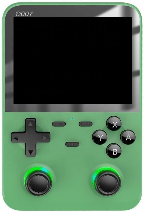 D007 Taşınabilir Oyun Konsolu 3.5” IPS Ekran, 10000+ Oyun, 64GB Hafıza, Çift Joystick, Retro El Atarisi