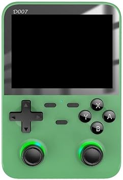 D007 Taşınabilir Oyun Konsolu 3.5” IPS Ekran, 10000+ Oyun, 64GB Hafıza, Çift Joystick, Retro El Atarisi