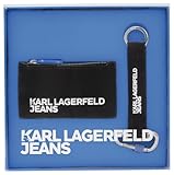 KARL LAGERFELD JEANS, Hombres, Pack Regalo con Llavero para Titular De Tarjeta Essential, Negro, One Size