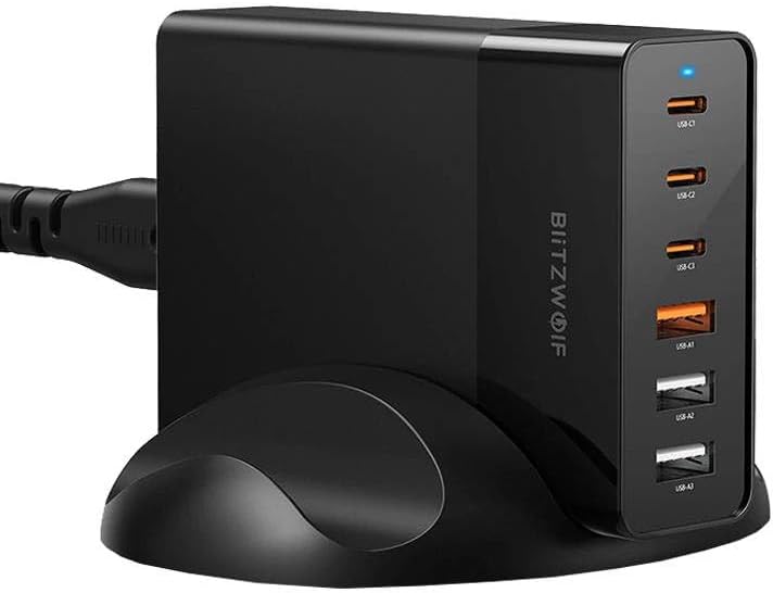 BlitzWolf BW-S25 Wall Charger with BlitzWolf logo visible