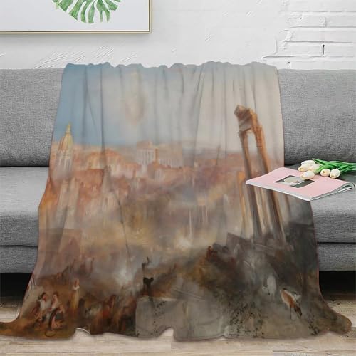 Couverture chaude lavable en machine jeté de canapé microfibre 150x200cm - 2