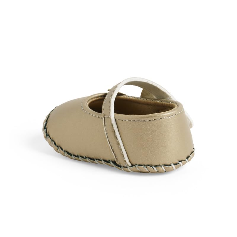 CHIU Buckled Closure Bellies With Bow For Baby Girl's 3 41WL4tf1inL