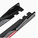 Side Skirts for BMW M8 Gran Coupe 2019-2024, Car Side Skirt Extension Rocker Panel Splitter Lip Winglet Spoiler Body Kit Car Accessories,Carbon Fiber Red