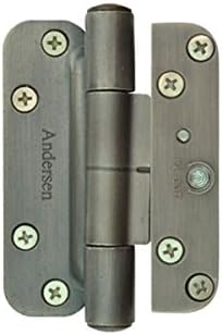 1 Hinge Kit, 2005-Present Andersen FWH Left Hand Door- Distressed Nickel