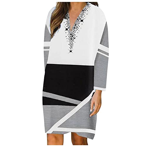 Kleid Damen Geschenke Für Frauen, Stillkleid Maxikleider Herbst BH Für...