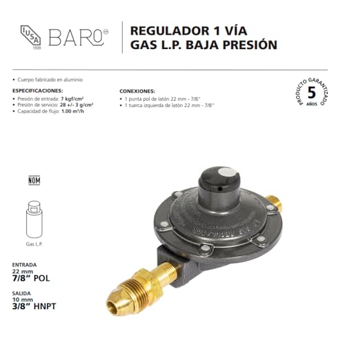 Catálogo para Comprar On-line Regulador de gas los mejores 10. 25 Imagen adicional