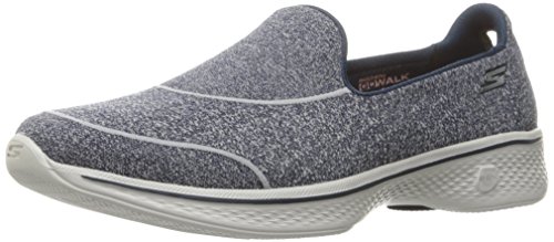 Skechers Performance Women's Go Walk 4 Super Sock 4 Walking Shoe,Navy,10 M US