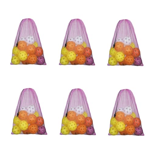 GSE Games & Sports Expert 18"x12" Purple Mesh Drawstring Bag