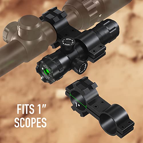 Pinty Hunting Rifle with Green Laser Sight & Dot Scope Adjustment Mounts