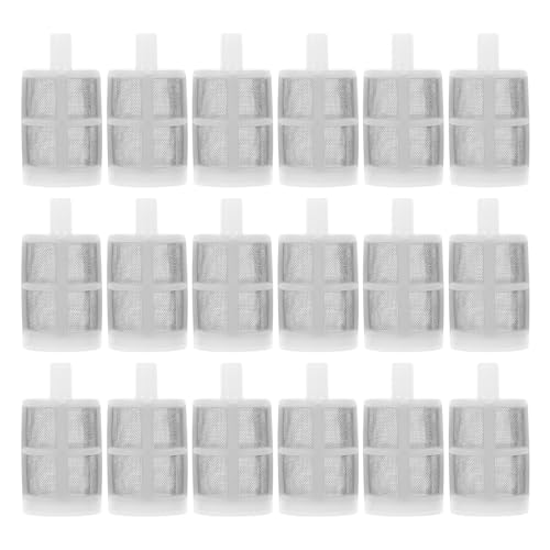 MAGICLULU Filtres D'entrée Filtration et Installation Simple en Plastique Blanc Lot de 20 pour Pulvérisateur Électrique pour Tuyau D'eau