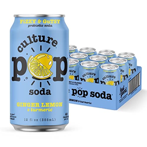 Culture Pop Soda Ginger Lemon Flavor