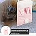 ROMISBABA Cozy Hanging Guinea Pig Bed Small Pink Sleeping Sack Warm Hammock for Hamsters Chinchillas Sugar Gliders Squirrel Cage Accessories Pet Nest for All Seasons