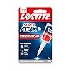 Loctite Super Attak Precision Plus, Colla liquida trasparente con beccuccio extra lungo, Colla attaccatutto forte multimateriale, Adesivo resistente e preciso, 1x8g