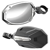 Photon Side View Mirror with Cast Aluminum Body & Bezel (2' & 1.875' Round Tube)