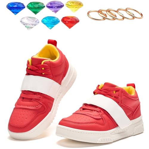 Shoes for Boys Girls Kids Red Sneakers Walking Slip on Shoes for Boys3