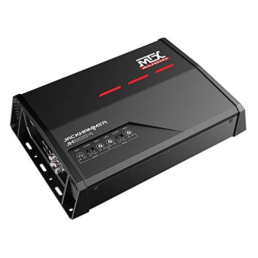 MTX Audio JH3004 Jackhammer Series 300W 4-Channel Class-AB Car Audio Amplifier
