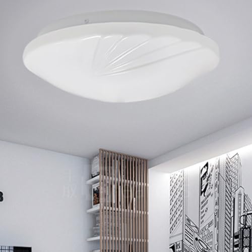 Image of SUPVOX Round Ceiling Light Shade 11.41X11.41X1.77In Plastic Lamp Cover Anti-Glare Ceiling Fixture Replacement for Bedroom Kitchen Living Room Lighting