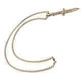 [Taille et détails parfaits] Le pendentif mesure environ 59 x 6 mm (2,3 x 0,2 pouces) et la longueur de la chaîne est d'environ 54 cm (21,3 pouces), ce qui en fait un bijou merveilleusement proportionné.le savoir-faire méticuleux assure un ajustement confortable et une apparence polie, parfait pour un usage quotidien ou des événements spéciaux.