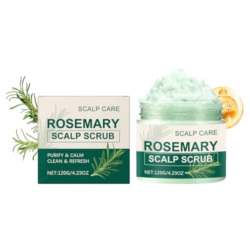 Exfoliante Capilar Para El Cuero Cabelludo,120g Crema Limpiadora Clarificante Purificante - Exfoliante Para El Cabello Para Hombres,Para Hombres Y Mujeres Con Limpieza Refrescante Nutrición Y Cuidado