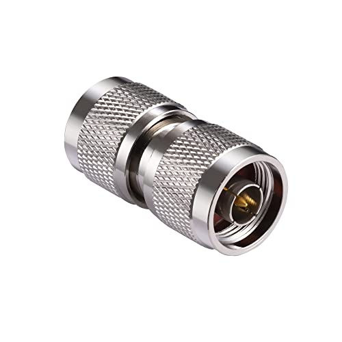 Adaptador coaxial N tipo macho x2 50 Ohm para antena miniatura 3