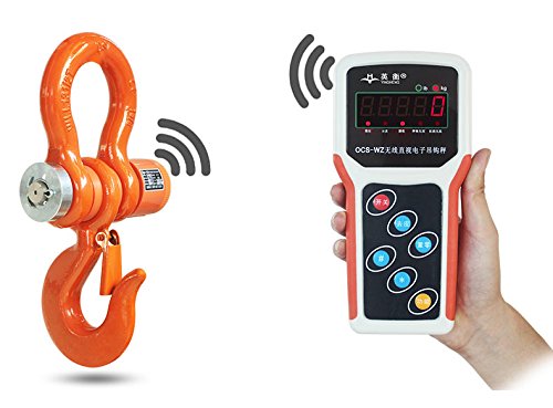 10 Ton (22046 Lbs) Wireless Digital Crane Scale - 492 Ft Remote, High Precision Hanging Weighing Scale