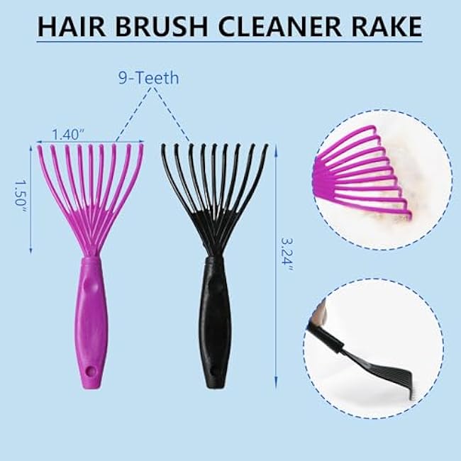 Extra Long Pin Brush for Large Dogs, Remove Loose Fur and Tangles; 5-in-1 Dog Grooming Brush for Long Haired Dogs&Cats-OuwhwKBk