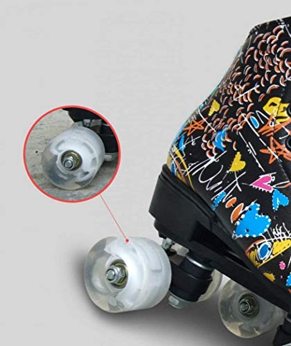 Graffiti Printed Roller Skates - Image 7