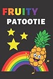  Fruity Patootie: Pineapple inspired blank lined notebook