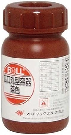 Amazon 大澤ワックス 広口丸型容器 茶 100ml 保存容器 オンライン通販