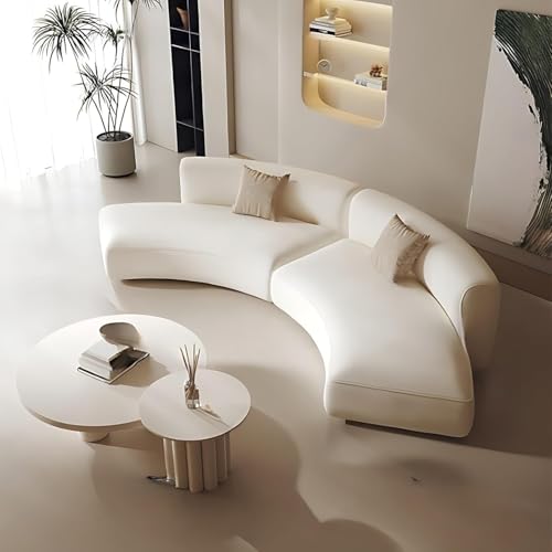 Image of Shie Wood Art Modern 4 Seater Seactional Sofa Modular Design Lounger in Velvet Fabric Sofa for Living Room, Bedroom, Hallways (4 Seater Sectional B)