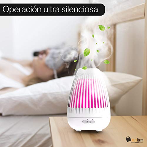 Difusor de Aromaterapia ultrasónico de 300ml, alimentación USB, Humidificador y ambientador del hogar, vaporizador, Apto para Bebes. Xtraitem - imagen 5