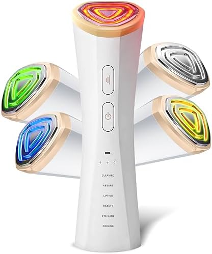 6-in-1 Microcurrent Facial Device to Reduces Undereye Dark Circle...