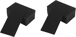 HAPINARY 2piezas Tarjetas De Mensaje Kraft Para De Cartulina Vintage Para Notas y Mensajes Para Fiestas y Bodas Color Negro