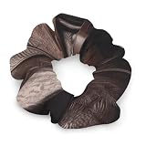 Sella da cavallo con cappello da cowboy, elastici per capelli in raso selvaggio per donna, elastici per capelli in raso morbido