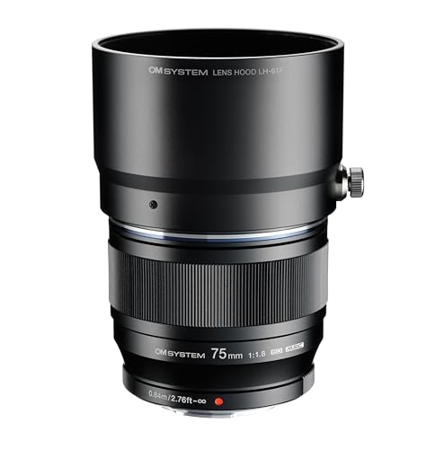 Objectif à Focale fixe Om System .Zuiko Digital ED 75 mm f1.8 22 pour Monture Micro 43 - vue 4
