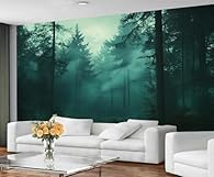Seamless Elegance & Perfect Fit: Six non-woven strips (110x79 in / 280x200 cm) ensure a flawless, gap-free finish. Images auto-scale to your size for crisp, distortion-free visuals. Custom sizes are supported. If you need other sizes, please contact ...