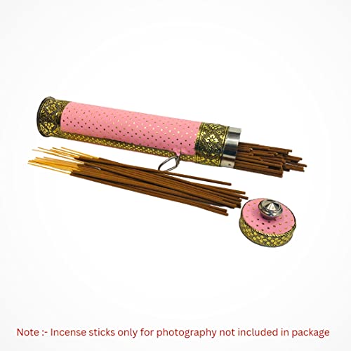Image of RIOMAX Incense Stick Storage Container /Agarbatti Storage Box /Incense Holders Storage (Pink)