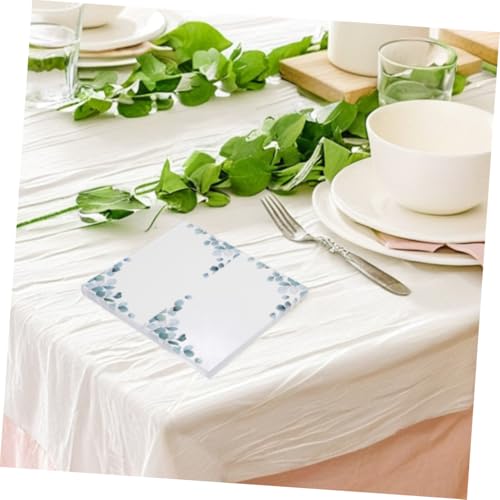 IMIKEYA Eucalyptus Seating Cards for Wedding 40pcs Elegant Place Cards Portable Foldable Design for Diy - Thumbnail 5