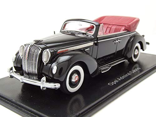 Miniature Opel Admiral 1/43 Neo Hebmüller Oliv/beige 1938 Miniature Opel Admiral 1/43 Neo Hebmüller Oliv/beige 1938