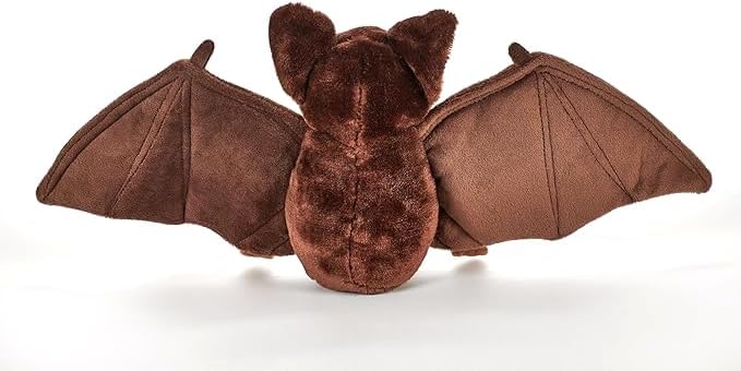 The Petting Zoo Bat Stuffed Animal Plushie, Gifts for Kids, Wild Onez Zoo Animals, Bat Plush Toy 9 Inches - Image 3