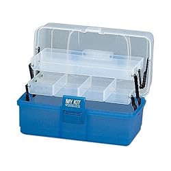アイリスオーヤマ ツールボックス 工具箱 収納ケース 幅27cm×奥行16cm×高さ15cm ライトブルー