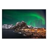 Postereck - 0593 - Skandinavien, Polarlichter Natur Lofoten 