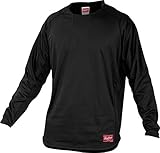 Rawlings Adult Dugout Fleece Pullover, Medium, Black