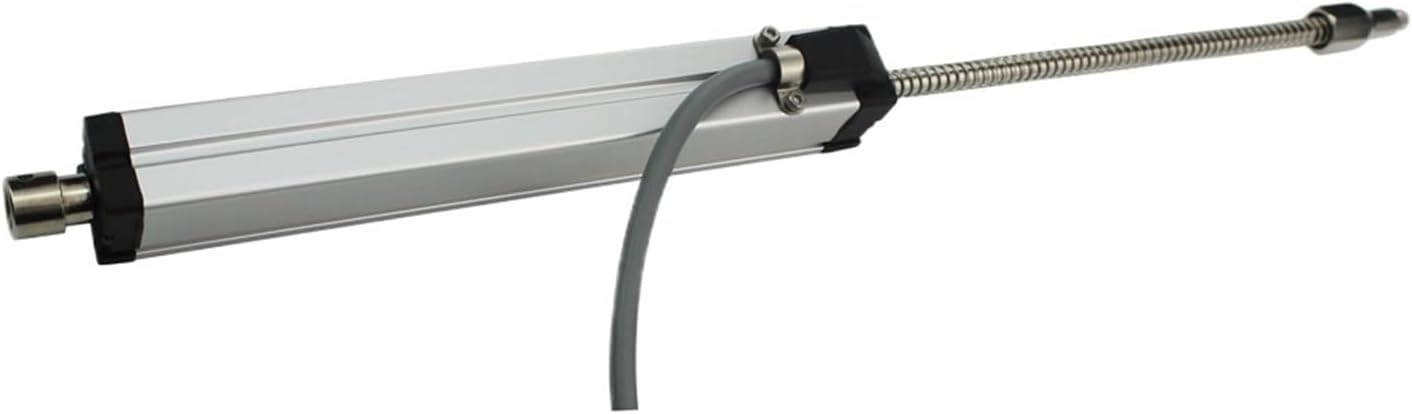 Capteur de position linéaire avec ressort de serrage à retour automatique, échelle du transducteur pour mesure de précision, plage de 50 à 300 mm