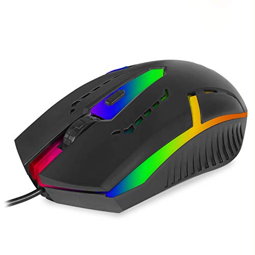Kit Teclado Semi Mecânico Gamer Multimídia Rgb Abnt2 Usb Mouse 2400dpi 4 Botões Headset Microfone Es