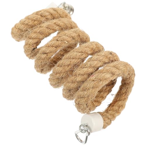 Jouet d'escalade pour perruche et calopsitte en spirale coton