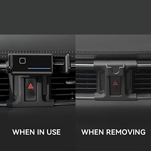 Beerte Phone Holder Fit For Mazda Cx-5 2017-2023 Electric Clamping Mobile Phone Mount 360-Degree Rotatable Adjustable Safe And Convenient Phone Navigation For 4-7 Inches Smartphone #TOP4